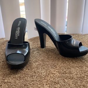 Melissa + Jeremy Scott Barbie Mules